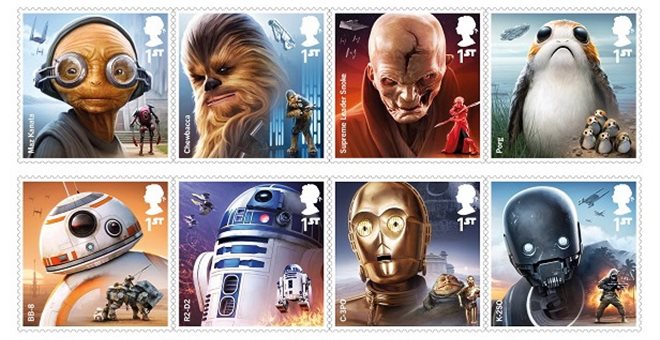Οι ήρωες του Star Wars γίνονται γραμματόσημα των Βασιλικών Ταχυδρομείων (ΦΩΤΟΓΡΑΦΙΕΣ) 2
