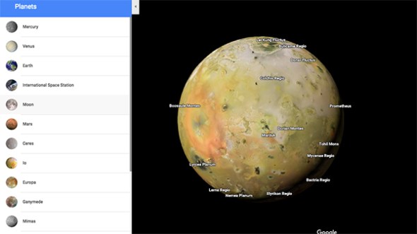 Το Google Maps σε πάει βόλτα σε πλανήτες και δορυφόρους του Ηλιακού Συστήματος!