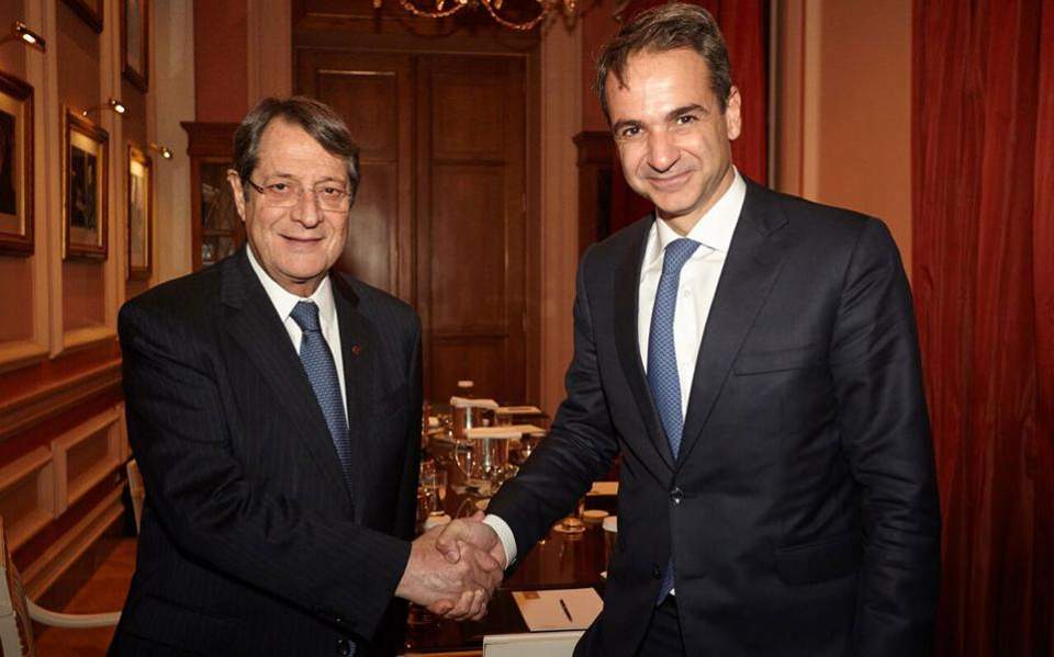 Μητσοτάκης για Κυπριακό: Προϋπόθεση βιώσιμης λύσης η κατάργηση εγγυήσεων και η αποχώρηση στρατευμάτων