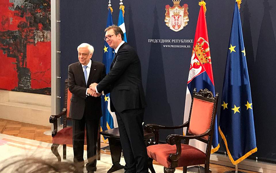 Αυστηρά μηνύματα σε Σκόπια και Τίρανα από Πρ. Παυλόπουλο