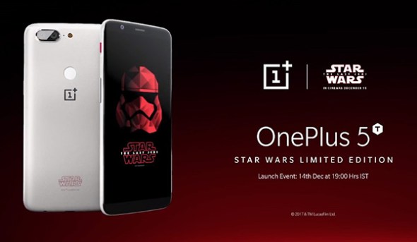 OnePlus 5T Star Wars Limited Edition: Νέα έκδοση με αφορμή την πρεμιέρα του The Last Jedi [Video]