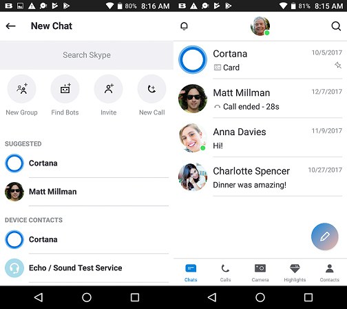 Η Microsoft ανανεώνει το Skype για συσκευές Android με Material Design και νέες λειτουργίες 1