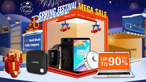 Spring Festival στο Geekbuying με εκπτώσεις έως 90% σε όλα τα προϊόντα