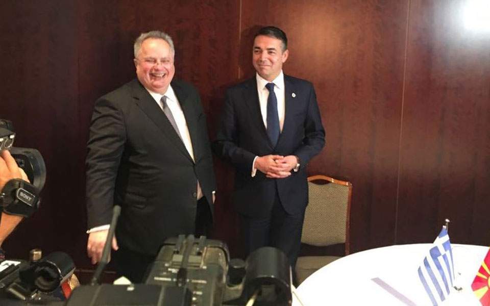 Χαμόγελα Κοτζιά-Ντιμιτρόφ στην υπουργική σύνοδο με βαλκανικές χώρες στη Θεσσαλονίκη