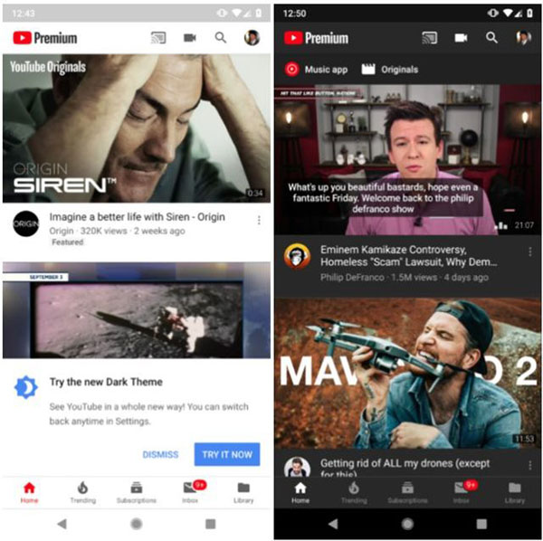 YouTube Dark Theme: Διατίθεται πλέον για όλους τους χρήστες Android