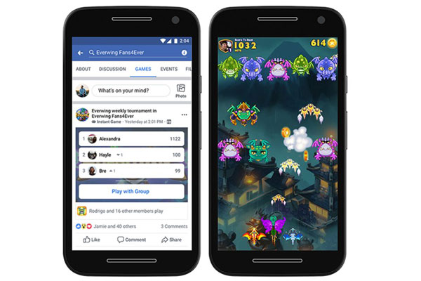 Facebook: Φέρνει τα Instant Games στα Groups και στη Lite έκδοση της εφαρμογής 1