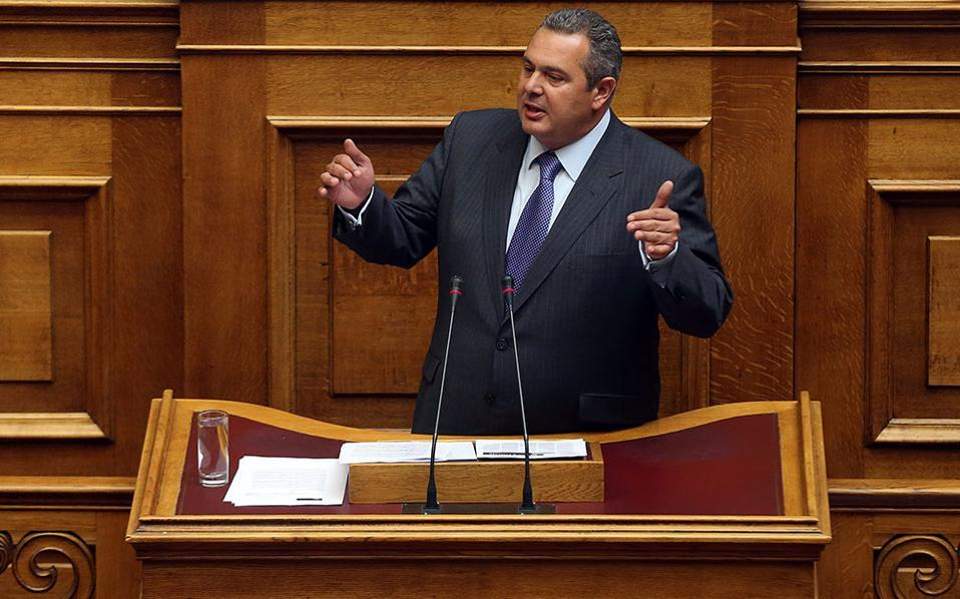 Νέα δήλωση Καμμένου: Όλα αυτά είναι προφάσεις εν αμαρτίαις