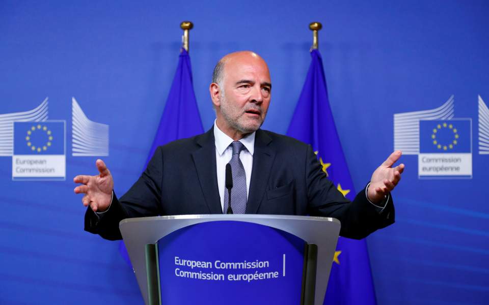 Μοσκοβισί: Δεν υπάρχει προς το παρόν κίνδυνος μετάδοσης της ιταλικής κρίσης