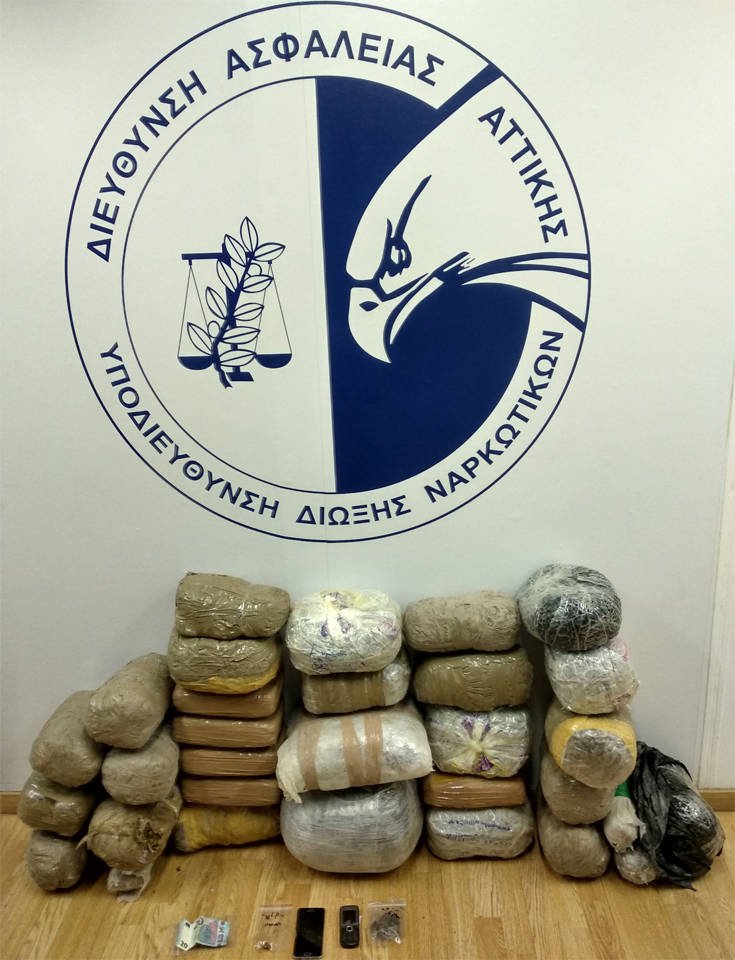 Συνελήφθησαν νεαροί στο Χαϊδάρι για κατοχή και μεταφορά κάνναβης