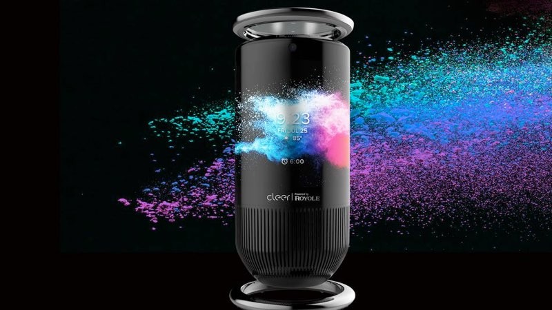 Royole Mirage Smart Speaker: Έξυπνο ηχείο με τυλιγμένη εύκαμπτη οθόνη AMOLED [CES 2020]