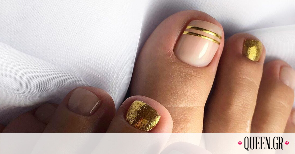 10 nail art για να φτιάξεις το πιο εντυπωσιακό πεντικιούρ στο σπίτι