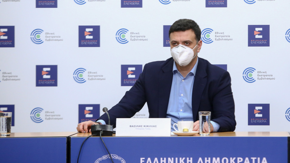 Κικίλιας: Όλοι οι συμπολίτες μας άνω των 60 ετών θα είναι εμβολιασμένοι εντός Μαΐου