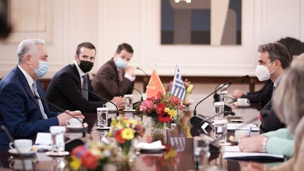 Συνάντηση Μητσοτάκη-Κριβοκάπιτς:Στο επίκεντρο διεύρυνση συνεργασίας Ελλάδας-Μαυροβουνίου