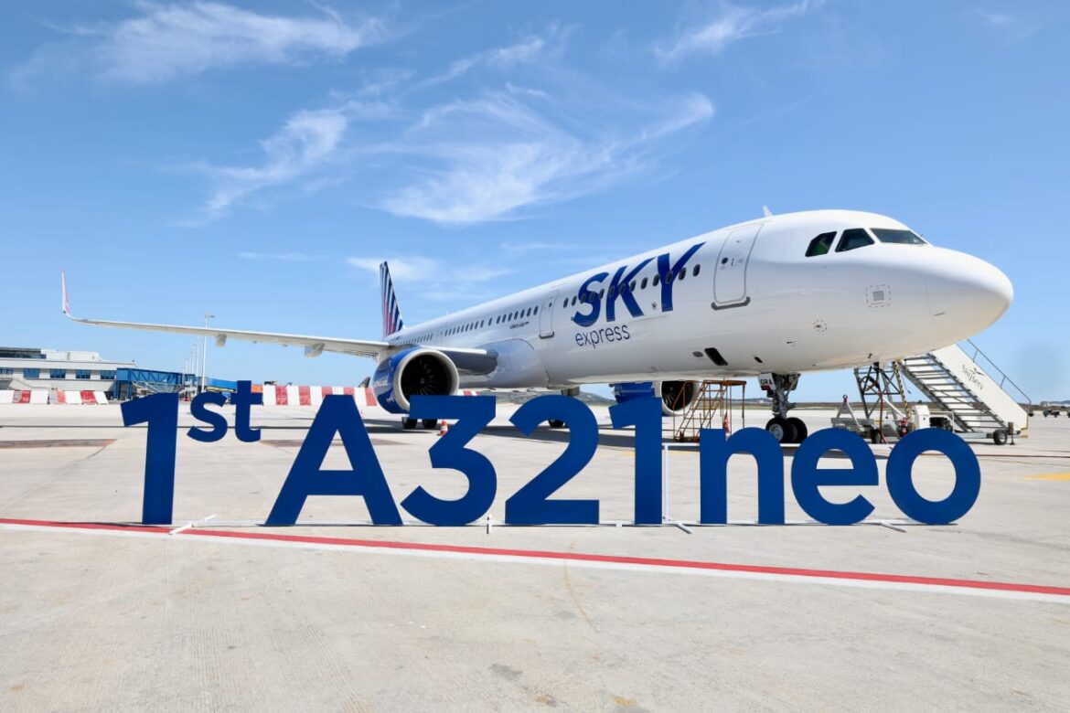 Sky Express: Προσγειώθηκε το πρώτο Α321neo