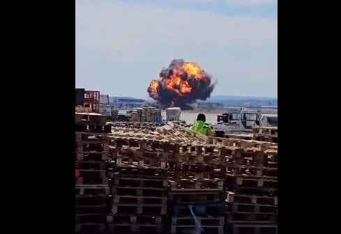 Σαραγόσα: Συντριβή μαχητικού F-18 – Συγκλονιστικό βίντεο