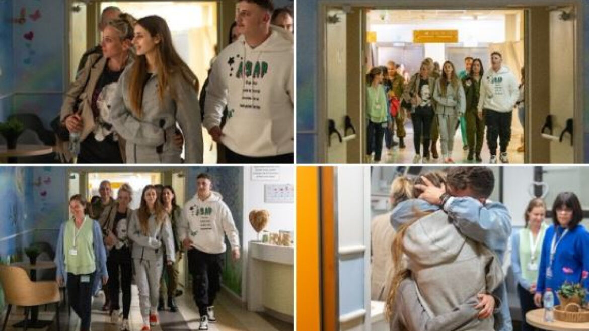 Η συγκινητική στιγμή της επανένωσης της Μία, της ομήρου της Χαμάς με την οικογένειά της