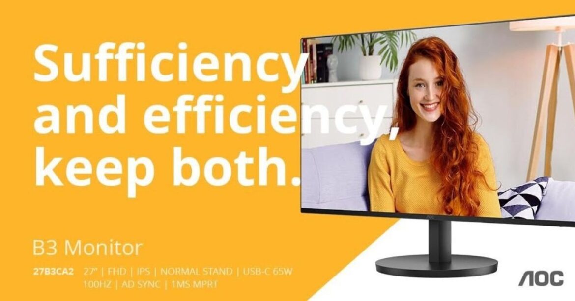 Νέες επαγγελματικές οθόνες AOC B3 Series από €169