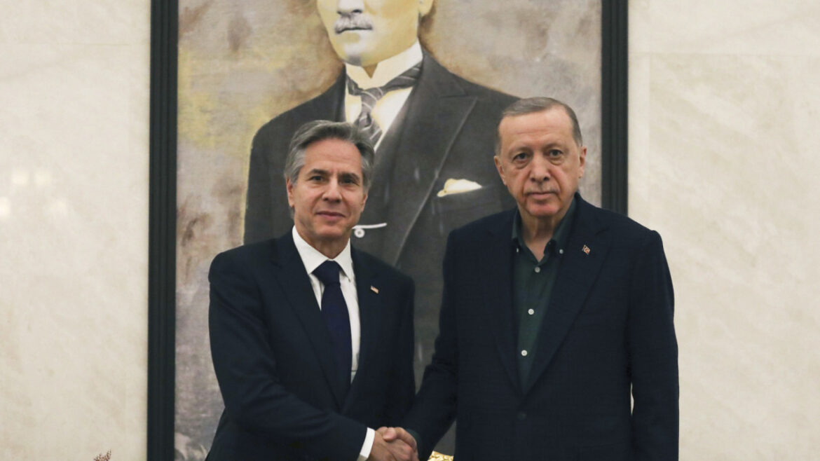 Η ανακοίνωση της τουρκικής προεδρίας για τη συνάντηση Ερντογάν- Μπλίνκεν