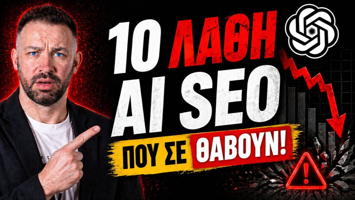 Λεπτομερής Παρουσίαση: 10 AI SEO Λάθη με Στατιστικά και Πραγματικά Cases